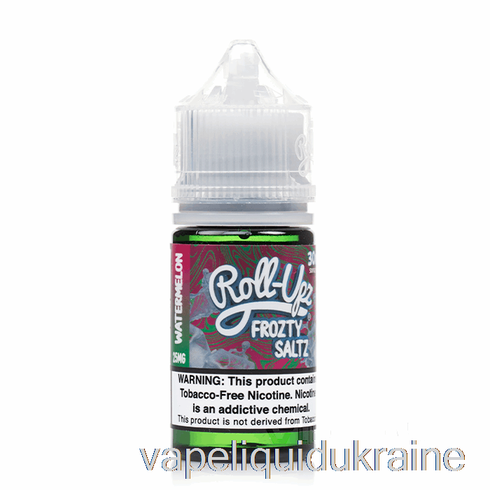 Vape Ukraine Watermelon Punch ICE - Juice Roll-Upz SALT - 30mL 25mg